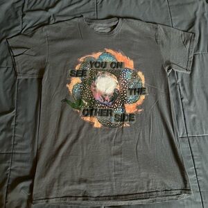Travis Scott Cactus Jack Flower Portal T Shirt Grey